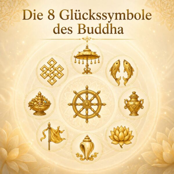 Die 8 Glücksymbole des Buddha, Reiki Seelenkunst, Spirituelle Begleitung mit Seraphina, Kartenlegen, Harmonie Flow