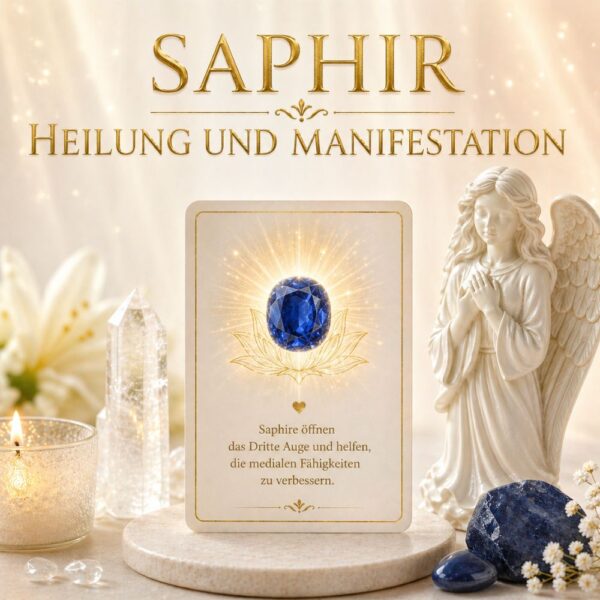 Saphir Heilung und Manifestation- Reiki Seelenkunst, Spirituelle Begleitung, Kartenlegen, Reiki Kurse, Einweihungen,Reiki Energiesysteme