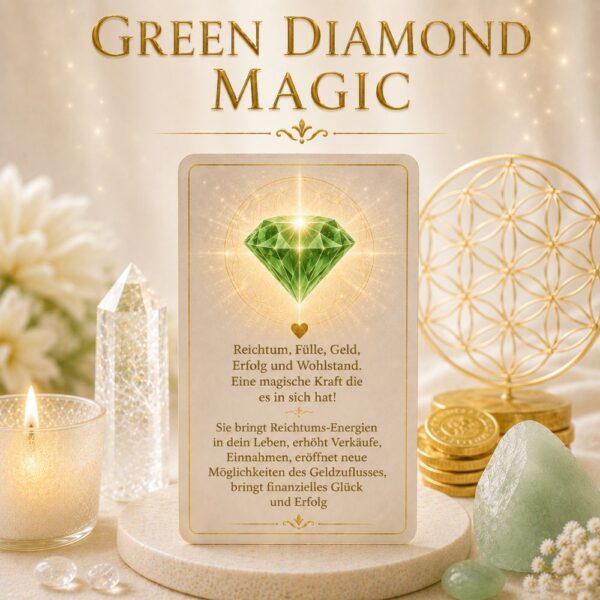 Green Diamond Magic- Reiki Energiesystem,Reiki Seelekunst, Spirtuelle Begleitung-Coaching, Spirituelle Ausbildungen,Meditationen,Reiki